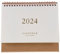 SAFIGLE Tischkalender 2023–2024 Flip-Kalender Tischkalender Mit Leerem Block Tischkalender 2024 Planer Büro-Schreibtisch-Ornament Stand-Up-Flip-Kalender -Kalender
