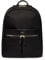 Knomo Beaufort 15.6 Womens Laptop Backpack Work Bag Purse Large Travel Rucksack,Black, Golden Zip, Daypack Backpacks