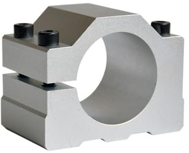 Yinxi 1pc Staffa Motore Mandrino CNC Diametro 38mm 40mm 42mm 44mm 46mm Morsetto in Alluminio con 4 Bulloni A Esagono Incassato (Size : 40mm)