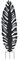 Louis Moulin Déco en métal à Planter Feuille 30x100 cm - Anthracite