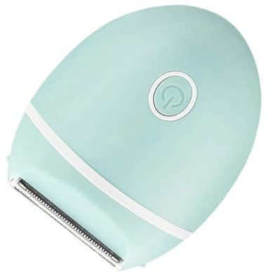 Rasoir Électrique Femme, Épilateur Rechargeable Portable Étanche, Tondeuse Bikini pour Bras, Jambes Et Zone Bikini Vert