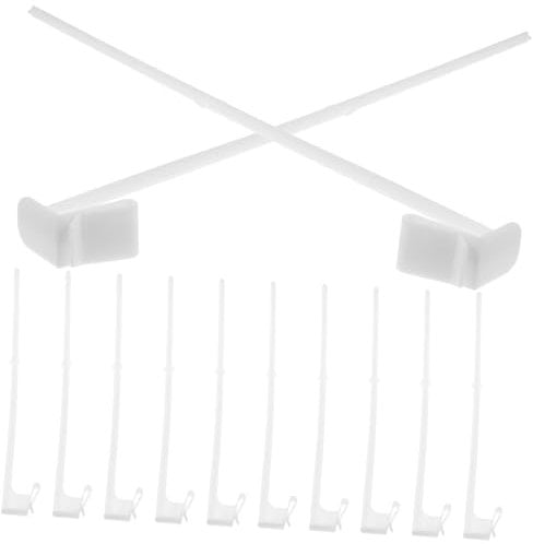 MOBUTOFU 12pcs Flagpole Stand Car Flag Truck Flag Pole Mount Poles Black Funeral Flags for Cars Flag Bracket Mount Window Flag Holder Truck Flag Holder Telescopic Flag Pole White Plastic