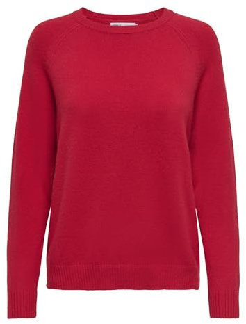 ONLY Damen Onllesly Kings L/S Knt Noos Pullover 15170427 ,Salsa ,L