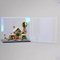 Acryl-Displaybox für Lego 10339 Weihnachtsmann-Postamt, transparent, staubdicht, kompatibel mit Lego 10339 Bauset (Modell nicht im Lieferumfang enthalten) (schwarzer Sockel + offene Tür)