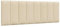 vidaXL Kopfteil-Kissen Hanko Creme 140 cm Stoff, Kopfteilkissen, Kopfkissen, Lesekissen, Kopfteilpolster, Rückenkissen, Kissen-Kopfteil, Kopfteil Polster