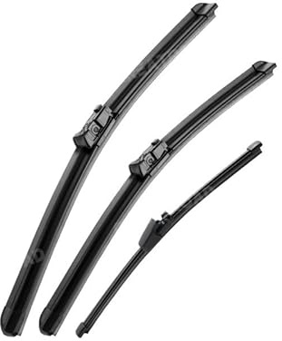 Limpiaparabrisas Delantero Juego De Escobillas Limpiaparabrisas Delanteras Y Traseras para Golf 5 2005-2009, Escobillas para Parabrisas Y Lluvia