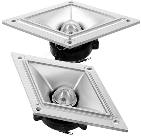VICASKY 2 Stück Lautsprecherhorn Hochtöner aus ABS mit Stylischem Design Klarer Klang Optimiert für Bühnen und Live Sound Lautsprecher