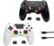 2 Pack Wireless Controller for PS4, RGB Game Controller Compatible with PS4/Slim/Pro/PC, 1000mAh Battery, Programmable, Dual Vibration, 6-Axis Gyro, Touch Pad, Share, Speaker & Headphone Jack
