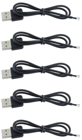 Pluuttiem 5 STK. USB-Zu-4Pin-Kabel für Kameramodule Kamera Datenverbindungskabel 4P 0,8mm 1M