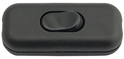 Interruttore Torpedo / [1 Conf.] Interruttore in linea SFTlite nero Utilizza interruttore a 2 o 3 interni, interruttore lampada / luce / lampadina in linea