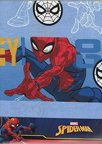 Marvel Bettwäsche-Set Spiderman aus reiner Baumwolle, 100 % Baumwolle, Oberlaken mit Kissenbezug
