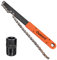 Oumers Kit Attrezzi Catena per Bici,Chiave di rimozione e Frusta per Catena con Pacchetto di Strumenti di rimozione pignone Catena a Cassetta/Bicicletta