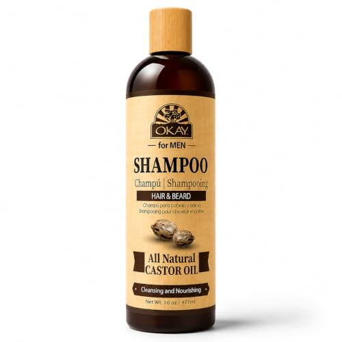 Okay für Herren Castor Oil Hair & Bart Shampoo Klauenhammer,