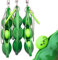 Lot de 3 porte-clés en forme de haricots à presser - Jouet anti-stress - Pendentifs de soja - Apportent des porte-clés amusants pour téléphone portable - Pendentif pour enfants - Réduit l'anxiété et