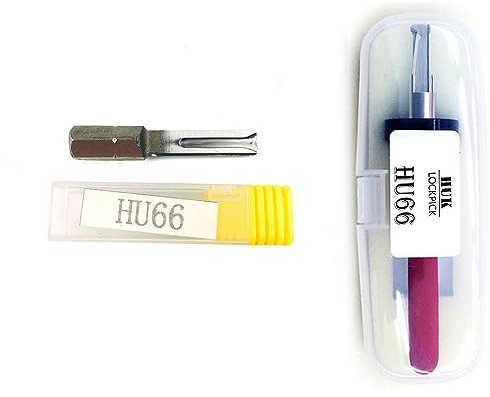 TPM Go HU66 - Kit de recolección 2 en 1 para coche, herramienta de selección HU66 2 en 1, herramienta de apertura rápida HU66, combinación de herramientas de recogida y lectura HU66