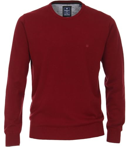 Redmond - Herren Pullover mit Rundhals-Ausschnitt (500), Größe:S, Farbe:Rot(58)