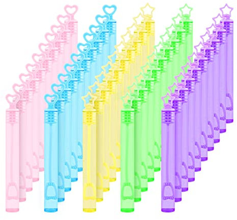 50 teilig Seifenblasen Hochzeit, Mini seifenblasen mit süßem Design- Caber für Hochzeit Taufe Geburtstag Hochzeit Verlobung Valentinstag Gastgeschenk Party, Leere Flaschen