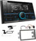 Kenwood DPX-7300DAB 2-DIN Autoradio mit Bluetooth Digitalradio DAB+ USB CD passend für Volkswagen VW Golf IV 1997-2003 schwarz