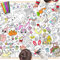 HOWAF Papier-Tischdecke zum Ausmalen Ostern, Ausmal-Tischdecke Ostern Ausmaltischdecke Kinder Ostertischdecken Ostern Basteln Kinder Ostergeschenke Kinder Malbuch Ostern f¨¹r Bastelset Ostern Deko