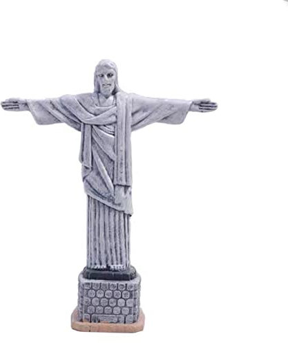 Deko Modern Statue Skulptur - Desktop Kunststatue, Christus-Erlöser-Statue, Kunstharz, Kunsthandwerk, Skulptur, Wahrzeichen, Gebäude In Rio De Janeiro, Brasilien, Miniaturmodelle, Souvenirs ( Color :