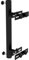 Outsunny Pied de parasol fixation de parasol pour balcon avec pinces réglables garde-corps support de parasol pour balustrade pour mât de 48mm et 38mm, en métal noir dim. 21L x 14L x 58Hcm