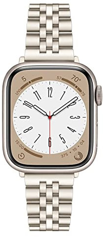 TRUMiRR Sostituzione per Apple Watch 9 8 7 Armband 41mm/Apple Watch SE(2.Generation) 40mm Cinturino, Cinturino in Acciaio Inossidabile Intrecciato Bracciale per iWatch SE Series 9 8 7 6 5 4 3 2 1