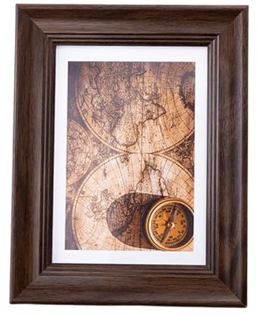 marysgift Bilderrahmen Klein Holz Fotorahmen Horizontal oder Vertikal für Wandbehänge oder Tischdekoration (XK00703,10)