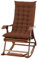 Bequemes Kissen für Gartenstuhl, weiches Kissen für Sonnenliegen, klassischer Stil, Chaiselon, lang, Sitz, Relaxer, Kissen für Zuhause, Büro, Außenbereich (Braun, 100 x 45 cm)