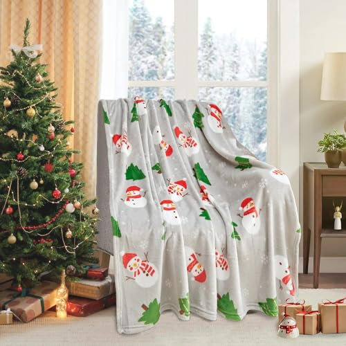 Felldecke Weihnachtsbaum 3D Printdesign Couchdecke Warm Mikrofaser Wearable Doppelseitiger Decke 270 x 230 cm für Lesen, Lernen, Campen