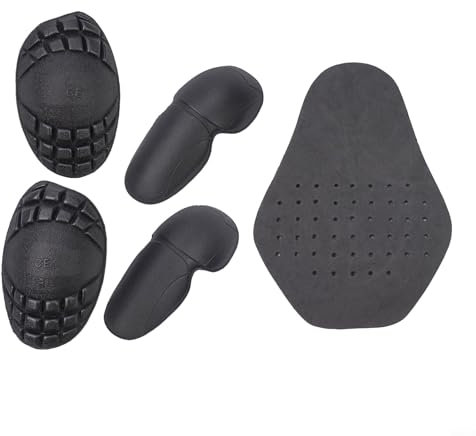 pour Veste de moto pour vélo, dos coude, épaule, 2 protections d'épaule, 2 protections de coude, 1 protection dorsale