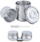 SUPERFINDINGS Pinselwaschset Inklusive 1PC Edelstahl Tragbarer Auslaufsicherer Pinselreiniger Mit Deckel Und Filtersieb Pinselreiniger Ölmalerei Becher