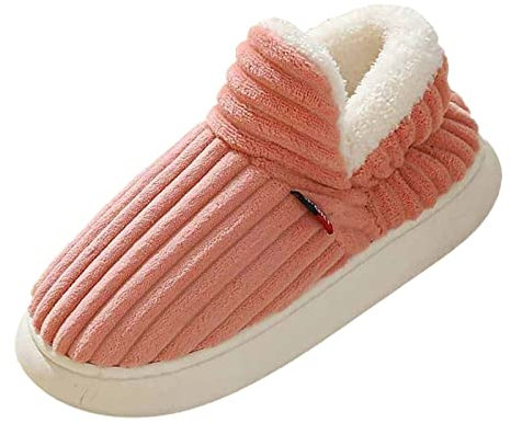 Zapatillas de Mujer Otoño e Invierno Color sólido Cómodo Bolso con cálido Antideslizante Zapatillas De Vestir Mujer De Marca Zapatillas Mujer por