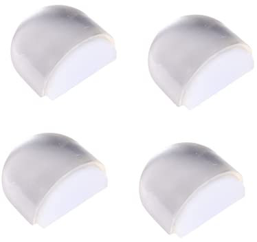 Lurrose 4pcs Acrylic Door Stopper Door Guard Stop Hitting Wall Stoppers for Boys and Girls Pads Stop Slamming