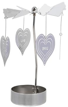 GRADENEVE Candlelight Dinner Candle Holder Rotating Table Centerpiece for Women Valentines Decor