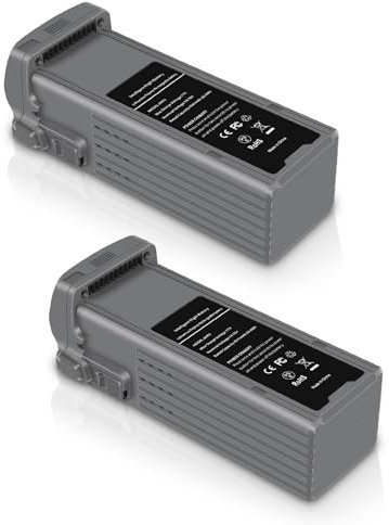 COOLSHOW Batterie Air 3S Intelligente de Vol Air 3 Batterie 2 Pièce 4241mAh Fournit 45 Minutes de Temps de Vol Maximum et 40 Minutes de Temps de Vol Stationnaire Compatible avec DJI Air 3,Air 3S