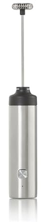 AdHoc Moro Milchaufschäumer MS31, elektrisch & wiederaufladbar (USB-C), 10.000 U/min, abnehmbarer spülmaschinengeeigneter Quirl, Einhand-Bedienung, für Milchschaum, Dressings & Saucen