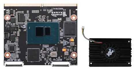 youyeetoo K1 - Intel N100 x86 Single Board Computer, Windows 10/11 Linux Mini PC, 4K Dual Media Server, 2X Gbe RJ45, M.2 2280 NVMe/SATA 3.0 SSD, Dev Board für AI IoT Edge (SOM CPU, 16+256GB)