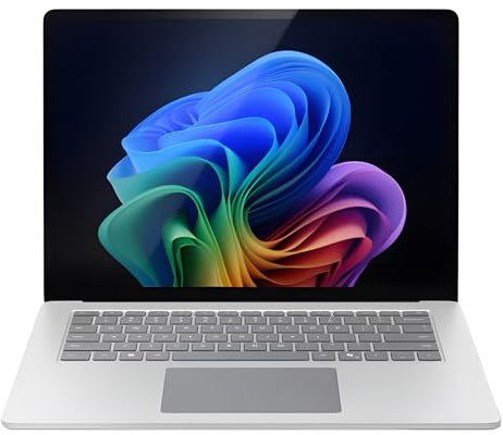 Microsoft Surface Laptop (7th Edition) 15” Touchscreen Copilot+ PC – Snapdragon X Elite (12-Core), 16GB RAM, 512GB SSD, Wi-Fi 7, Platinum (2024 Model)