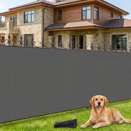 Amagenix Brise Vue Occultant Extérieur, 1X10m Anthracite, PEHD 130g/m² | Brise Vue Jardin, Résistant aux déchirures, Anti-UV Résistante au Vent, pour Grillage Terrasse Balcon