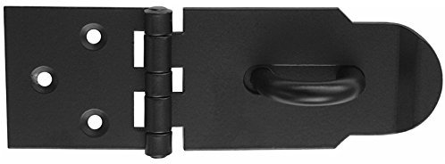 Überfalle Panzer Riegel Verschluss Haspe 150/50 Schwarz