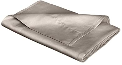 fleuresse Colours Bettlaken, ohne Gummizug, Uni-Mako-Satin, 100% Baumwolle, Oekotex Standard 100, 270 x 260 cm, Fb. Taupe