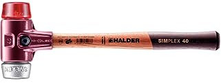 Simplex Schonhammer, Plastik / Weichmetall; mit Tempergussgehäuse und hochwertigem Holzstiel | D=40 mm | 3069.040
