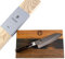 KAI Shun Premier Tim Mälzer Santokumesser TDM-1702 – Ultrascharfes Damastmesser 18 cm mit Walnussholzgriff + handgefertigtes Schneidebrett aus Fassholz – Hochwertiges Set für Profiköche & Genießer