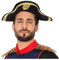 Atosa 49312 Captain General Hut Napoleon, Schwarz, Unisex – Erwachsene