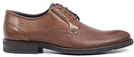Fluchos Olimpo Zapatos de Cordones Derby, Hombre, Marrón (Cuero Cuero), 41 EU (7.5 UK)