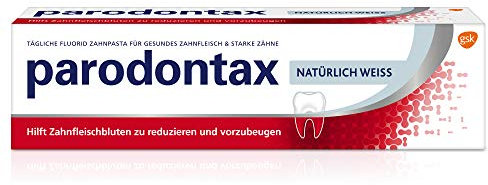 Parodontax Natürlich Weiss, tägliche Zahnpasta, 1x75ml, Hilft Zahnfleischbluten Zu Reduzieren Und Vorzubeugen