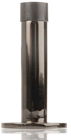 Projecting Door Stop Black Nickel 76mm Wall or Skirting Mounted