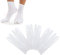 SUNTRADE 3 Paar Japan Tabi Socken Split 2 Toe Sandalen Ninja Slipper Japan Kimono Baumwolle (Weißx3)