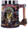 Nemesis Now - Chope à Bière Iron Maiden – Cadeau pour Fan et Passionné – Qualité Supérieure – Rouge et Argenté – 22,5 CM - Fabriqué en Résine - sous Licence Officiel