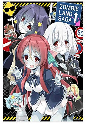 Leinwand-Poster, Anime Zombie Land Saga, 40 x 60 cm, ohne Rahmen